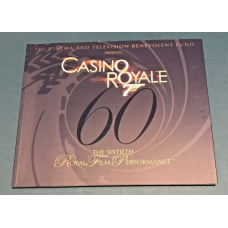 James Bond CASINO ROYALE Genuine Royal Film Premiere Souvenir Programme 007 James Bond CASINO ROYALE Genuine Royal Film Premiere Souvenir Programme 007