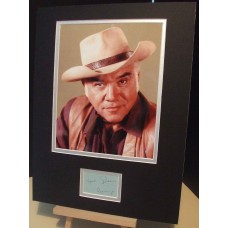 GREENE Lorne Bonanza Genuine Signed Display UACC COA