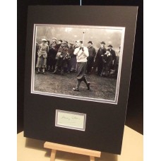 COTTON Henry British Golfer Genuine Authentic Vintage Signed 16x12 Display US Open / Masters 