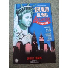 WILDER GENE RIP Genuine In-Person Signed Original Theatre Poster UACC COA