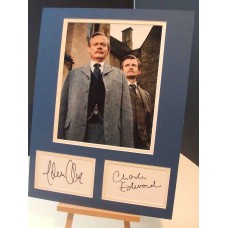 ARTHUR & GEORGE Martin Clunes Charles Edwards Genuine In-Person Signed Display UACC COA