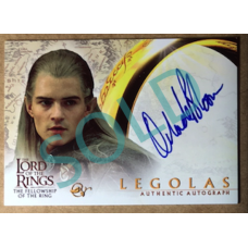 SOLD BLOOM Orlando as Legolas Lord of the Rings: FotR - Genuine Signed TOPPS Trading Card SOLD SOLD BLOOM Orlando as Legolas Lord of the Rings: FotR - Genuine Signed TOPPS Trading Card SOLD