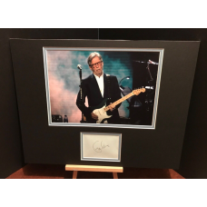 ERIC CLAPTON Layla / Guitar Legend Genuine Authentic Signed 18x14 Display UACC COA ERIC CLAPTON Layla / Guitar Legend Genuine Authentic Signed 18x14 Display UACC COA