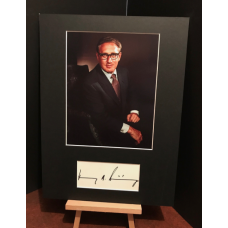 KISSINGER HENRY Years of Upheaval Genuine Authentic Signed 16x12 Display UACC