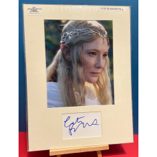 BLANCHETT Cate Lord of the Rings Genuine In-Person Signed Display UACC COA