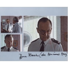 A TOUCH OF FROST - Bruce Alexander - Genuine In-Person Signed Photo A TOUCH OF FROST - Bruce Alexander - Genuine In-Person Signed Photo