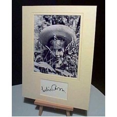 CARON Leslie Gigi Mounted Autograph Display UACC COA