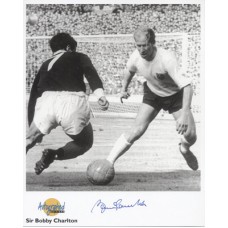 CHARLTON Bobby Man Utd Autographed Editions Signed UACC