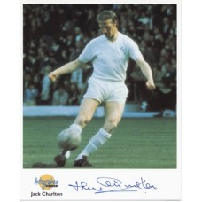CHARLTON Jack Autographed Editions Signed Photo UACC