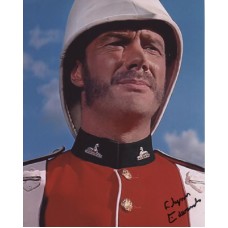 EDWARDS Glynn Zulu Genuine In-Person Signed Photo 412H UACC COA