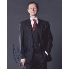 GATISS Mark Mycroft Holmes Sherlock Signed Photo 385H UACC COA