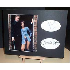 GET CARTER Michael Caine Geraldine Moffatt Signed Display UACC