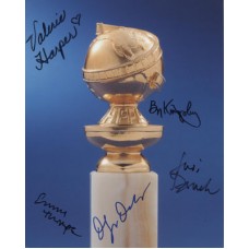 GOLDEN GLOBE Photo Signed by 5 830G Emma Thompson UACC COA
