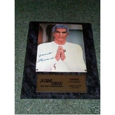 LENARD Mark Rare Star Trek Signed Limited Edition Plaque UACC COA