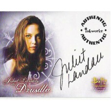 LANDAU Juliet Inkworks 2004 A-3 "Buffy Women of Sunnydale" Genuine Signed Trading Card UACC COA