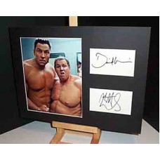 LITTLE BRITAIN Walliams & Lucas Signed Display UACC COA