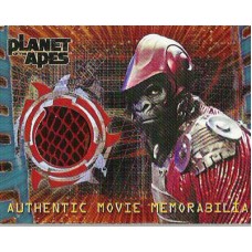 PLANET OF THE APES - Topps 2001 Authentic 'Gorilla Warrior' Movie Memorabilia Costume Trading Card PLANET OF THE APES - Topps 2001 Authentic 'Gorilla Warrior' Movie Memorabilia Costume Trading Card