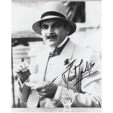 SUCHET David Poirot Signed Photo 733B UACC COA