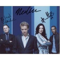 HUSTLE Cast Signed x3 Photo Marc Warren 120H UACC COA HUSTLE Cast Signed x3 Photo Marc Warren 120H UACC COA